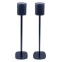 Coppia di piedistalli Vebos con Yamaha MusicCast 20 Nero Doppio