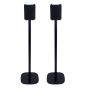 Coppia di piedistalli Vebos con Yamaha WX-010 MusicCast Nero Doppio