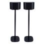 Coppia di piedistalli Vebos con Yamaha WX-030 MusicCast Nero Doppio