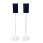 Coppia di piedistalli Vebos con Samsung HW-Q990B Bianco Doppio
