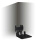 Supporto a muro Vebos per Angolo Sonos Play 5 Gen 2 Nero - Verticale dettaglio