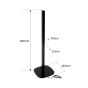 Vebos piedistallo Sony Bravia Theatre Rear 8 nero doppio XS (60cm)