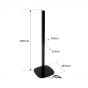 Vebos piedistallo Harman Kardon Enchant Speaker nero doppio XS (60cm)