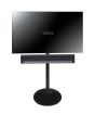 Piedistallo Vebos con Televisione Sonos Playbar nero
