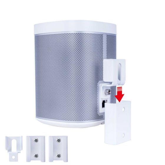Vebos portable supporto a muro Sonos Play 1 bianco