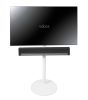 Piedistallo Vebos con Televisione Sonos Playbar bianco