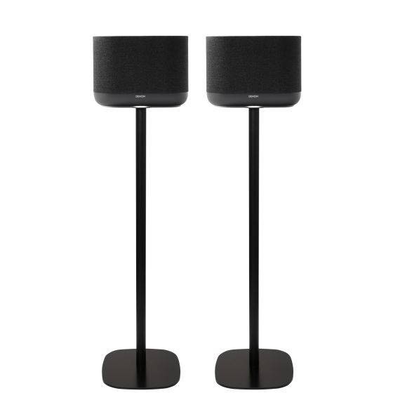 Piedistallo Vebos con Denon Home 400 Nero Doppio