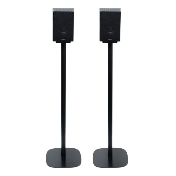Coppia di piedistalli Vebos con Samsung HW-Q990H Nero Doppio