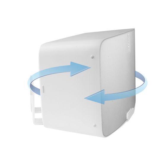Supporto a muro Vebos per Sonos Five Girevole bianco