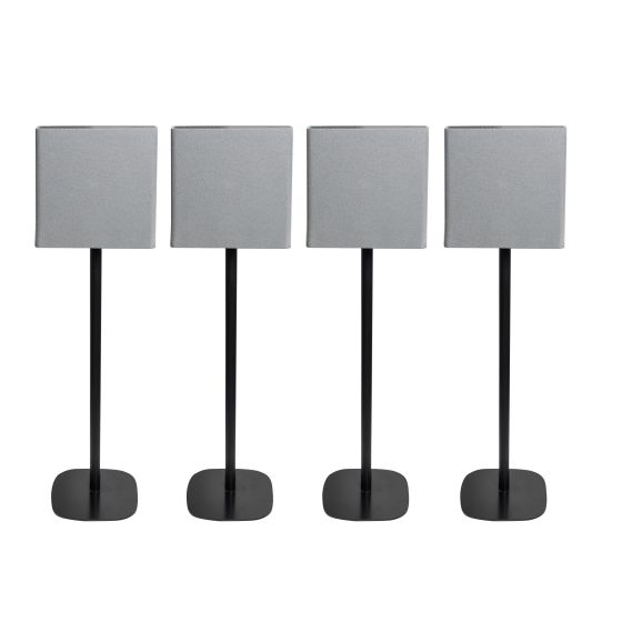 Piedistallo Vebos con Sony BRAVIA Theatre Quad Nero Doppio