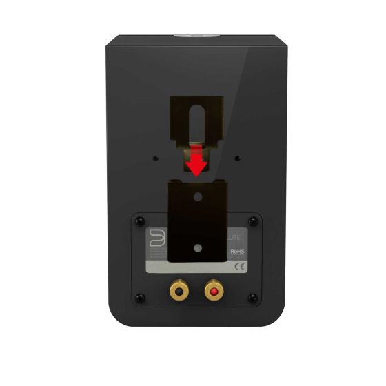 Prodotto Vebos Portable Supporto A Muro Bluesound Duo nero