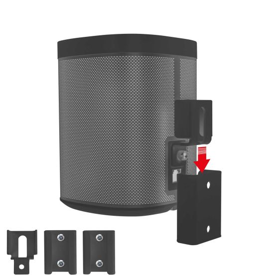 Prodotto Vebos Portable Supporto A Muro Sonos Play 1 nero