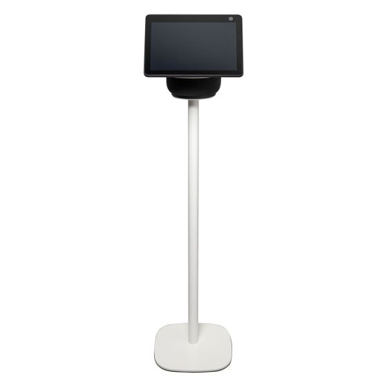 Piedistallo Vebos con Amazon Echo Show 10 bianco