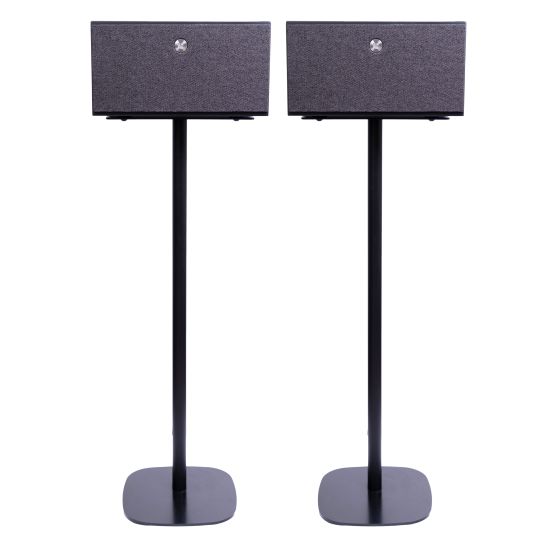 Coppia di piedistalli Vebos con Audio Pro Addon C10 Nero Doppio