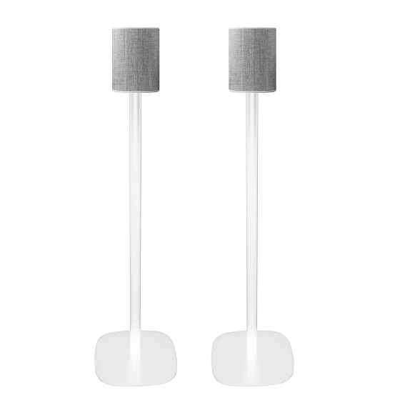 Coppia di piedistalli Vebos con B&O BeoPlay M3 Bianco Doppio