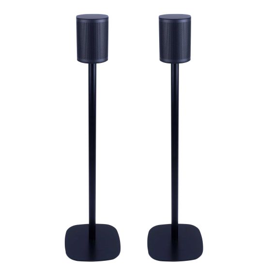Coppia di piedistalli Vebos con B&O BeoPlay M3 Nero Doppio