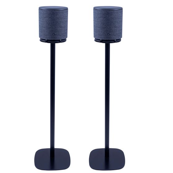 Coppia di piedistalli Vebos con B&O BeoPlay M5 Nero Doppio