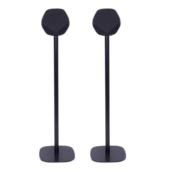 Coppia di piedistalli Vebos con B&O BeoPlay S3 Nero Doppio