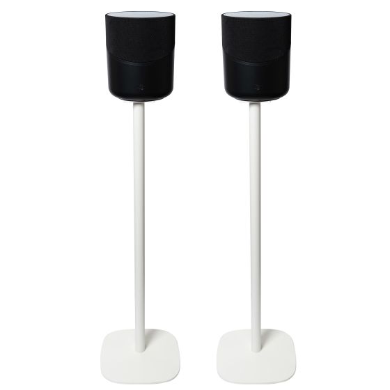 Piedistallo Vebos con Bluesound Pulse M Bianco Doppio