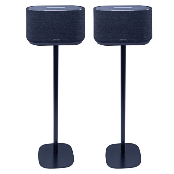 Coppia di piedistalli Vebos con Harman Kardon Citation 300 Nero Doppio