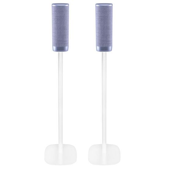 Coppia di piedistalli Vebos con Harman Kardon Citation Surround Bianco Doppio