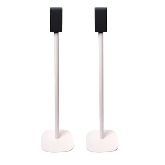 Coppia di piedistalli Vebos con Hisense AX5125H Bianco Doppio