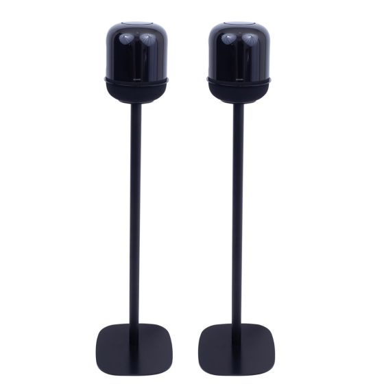 Coppia di piedistalli Vebos con Huawei Sound X Nero Doppio