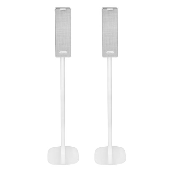 Coppia di piedistalli Vebos con Ikea Symfonisk Verticale Bianco Doppio