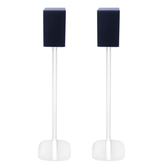 Coppia di piedistalli Vebos con LG DSP11RA Bianco Doppio