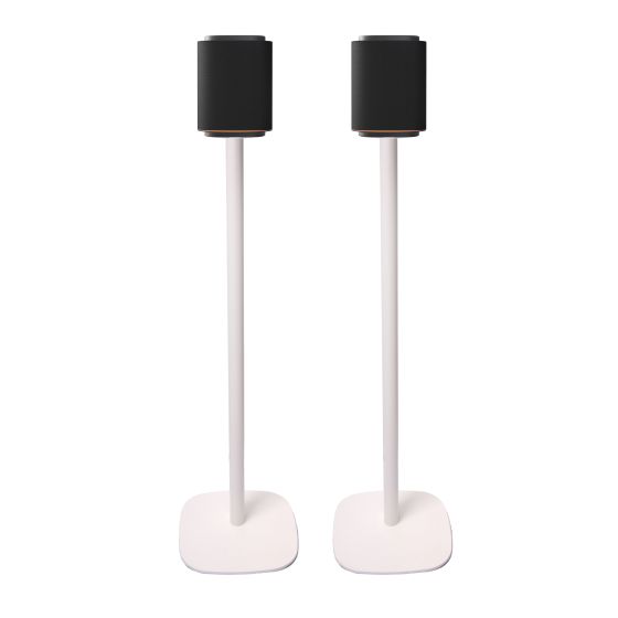 Coppia di piedistalli Vebos con LG Sound Suite M5 Bianco Doppio