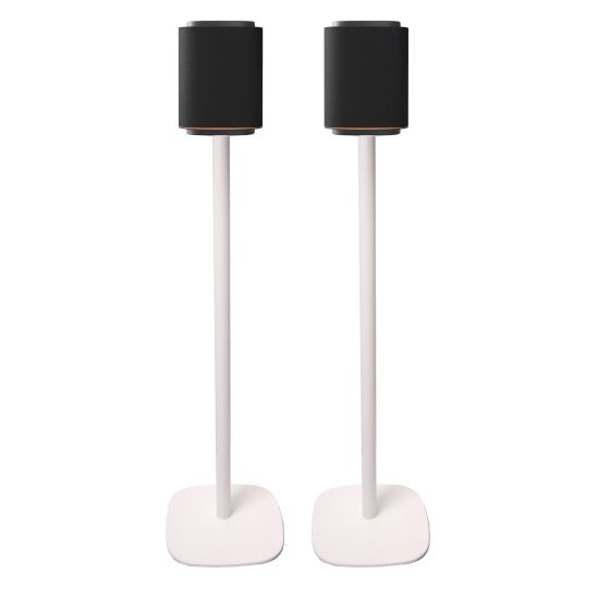 Coppia di piedistalli Vebos con LG Sound Suite M7 Bianco Doppio