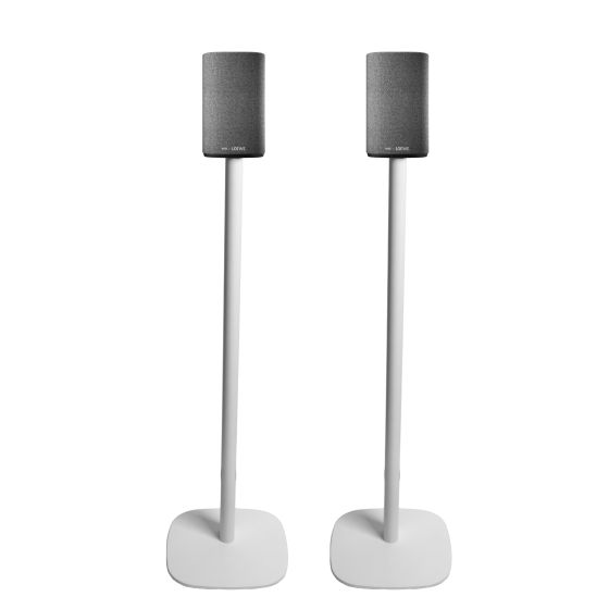 Coppia di piedistalli Vebos con Loewe We. BOOST Bianco Doppio