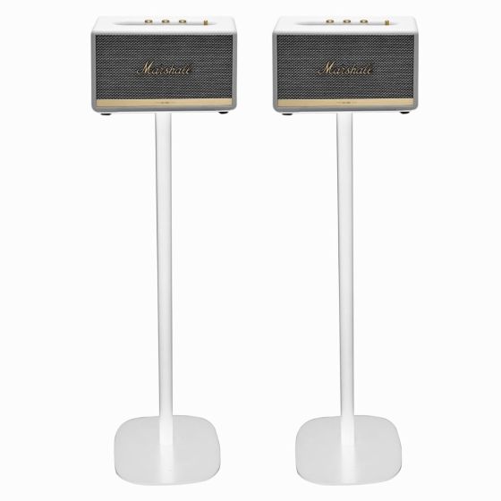 Coppia di piedistalli Vebos con Marshall Acton Bianco Doppio