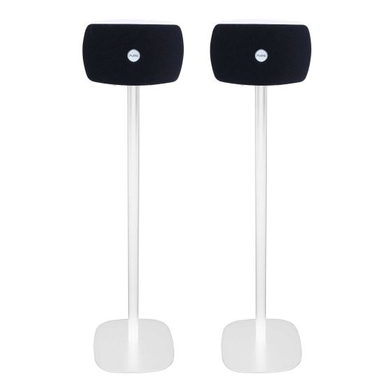 Coppia di piedistalli Vebos con Pure Jongo TX2 Bianco Doppio