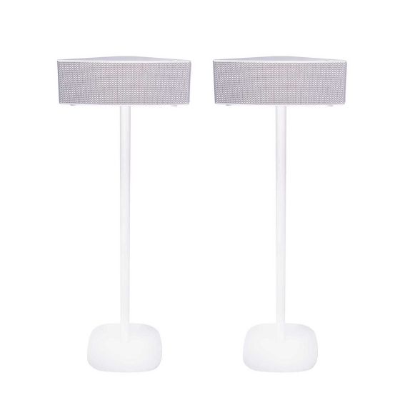 Coppia di piedistalli Vebos con Samsung M5 WAM551 Bianco Doppio
