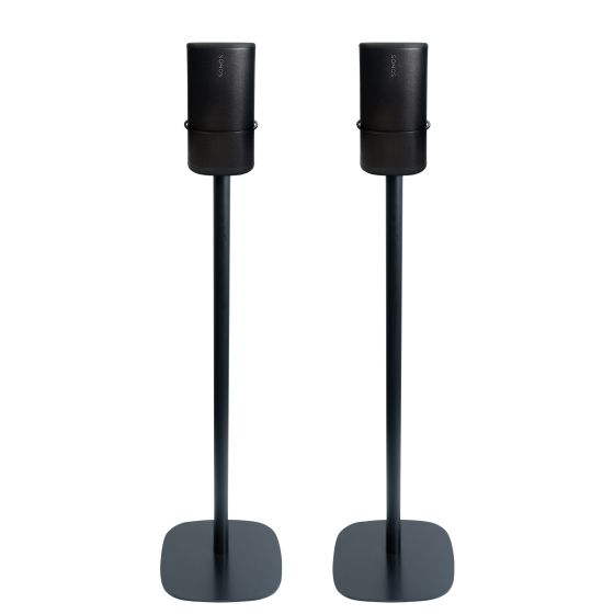 Piedistallo Vebos con Sonos Play Nero Doppio