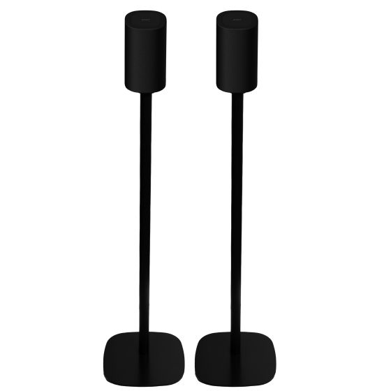 Coppia di piedistalli Vebos con Sony Bravia Theatre Rear 8 Nero Doppio