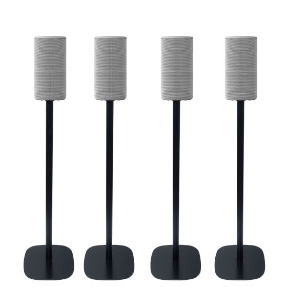 Coppia di piedistalli Vebos con Sony HT-A9 Nero (4 Pezzi)