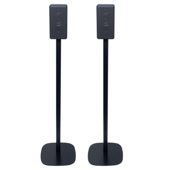 Coppia di piedistalli Vebos con Sony SA-RS3S Nero Doppio