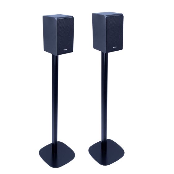 Coppia di piedistalli Vebos con Samsung HW-N950 Nero Doppio