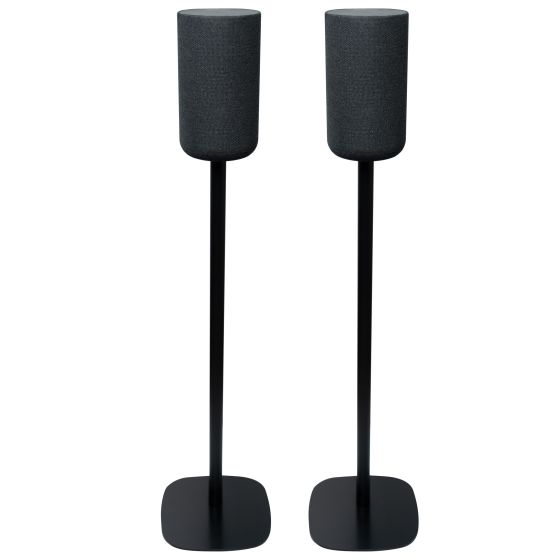 Coppia di piedistalli Vebos con Sony SA-RS5 Nero Doppio