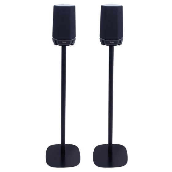 Coppia di piedistalli Vebos con Teufel Holist S Nero Doppio