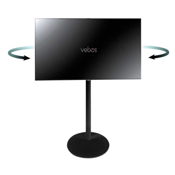 Vebos piedistallo televisione girevole nero