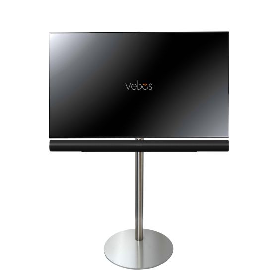 Piedistallo Vebos con Televisione Sonos Arc In Acciaio Inox