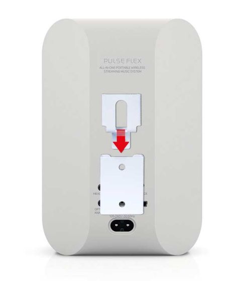Prodotto Vebos Portable Supporto A Muro Bluesound Pulse Flex bianco