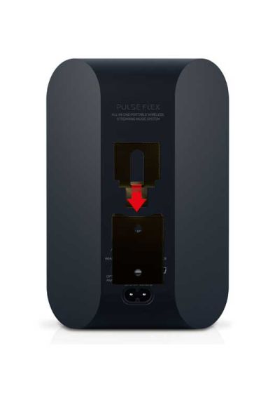 Prodotto Vebos Portable Supporto A Muro Bluesound Pulse Flex nero