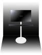 Vebos piedistallo televisione Samsung HW-Q90R bianco