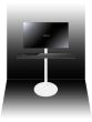 Piedistallo Vebos per Televisione Bose SoundTouch 300 Soundbar bianco