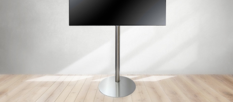 Quanto deve essere grande il mio televisore? Mobili TV grigi con televisore